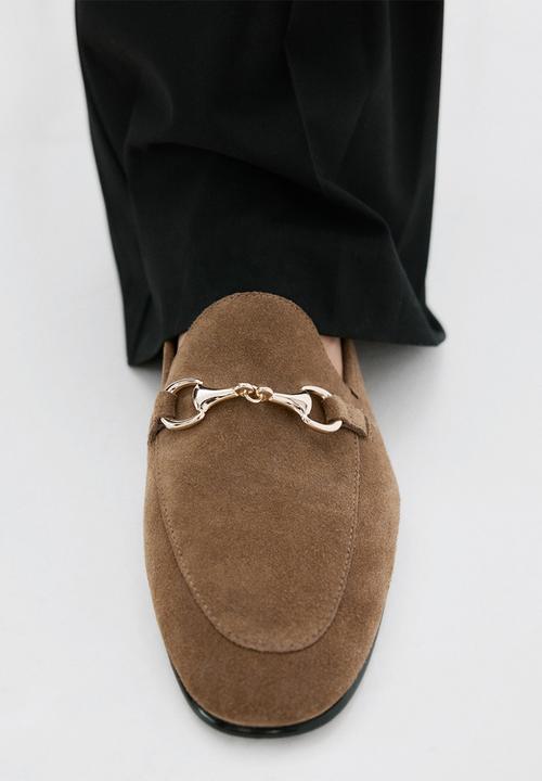 MANGO - Liso1 suede loafer - light/pastel brown