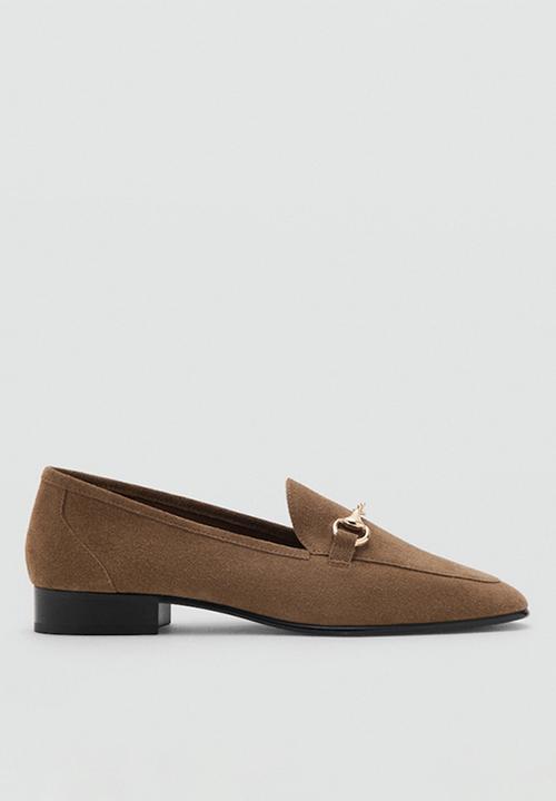 MANGO - Liso1 suede loafer - light/pastel brown