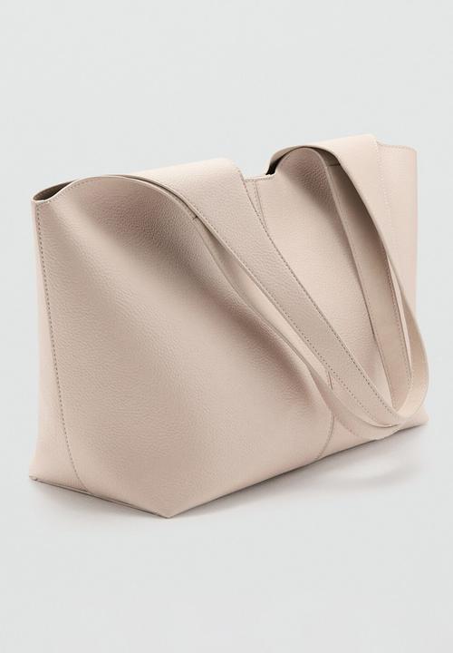 MANGO - Candance tote bag - natural