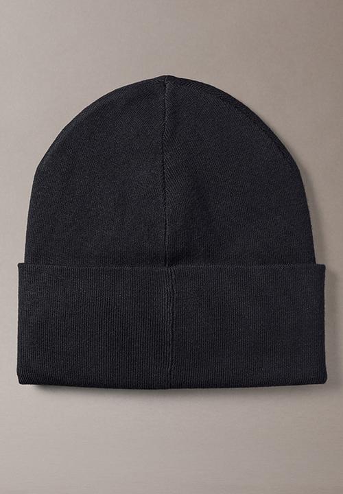 Calvin Klein - Monologo Patch Beanie - Black