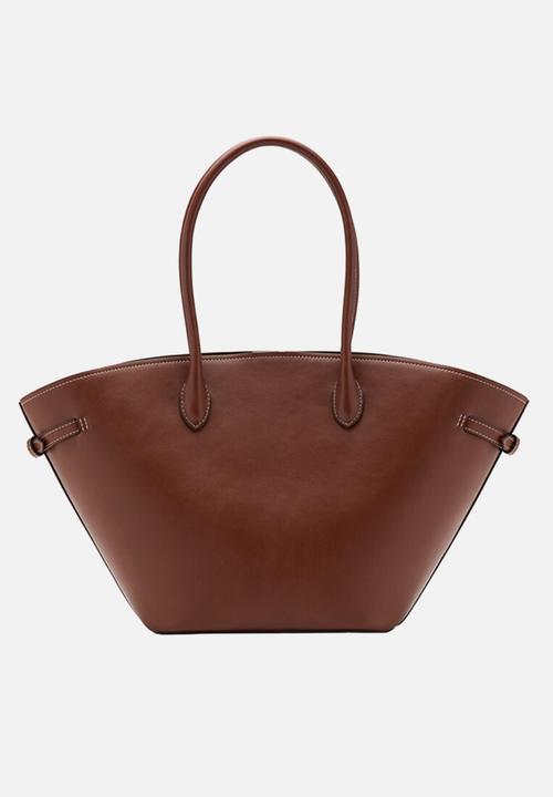MANGO - Capi shoulder bag - medium brown