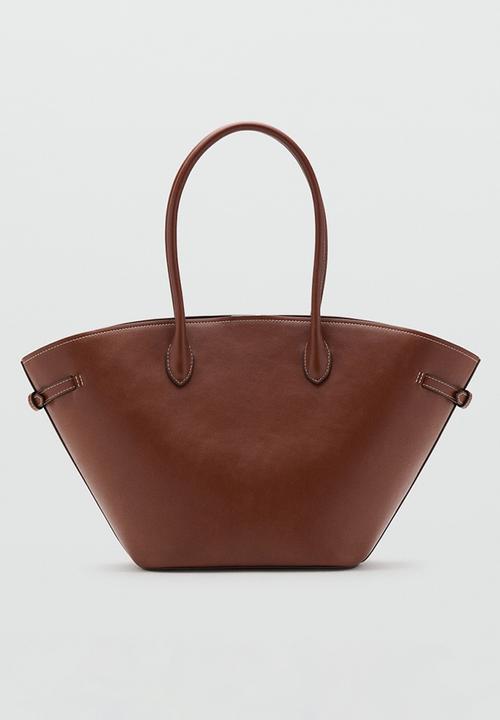 MANGO - Capi shoulder bag - medium brown