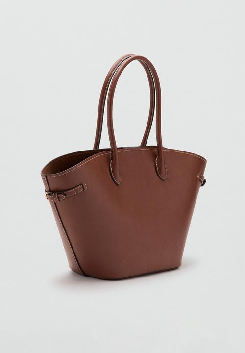 MANGO - Capi shoulder bag - medium brown