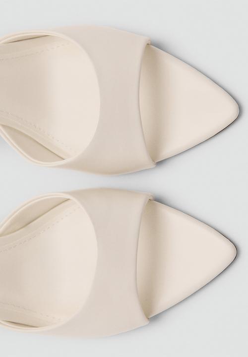 MANGO - pepywh mule heel - light beige