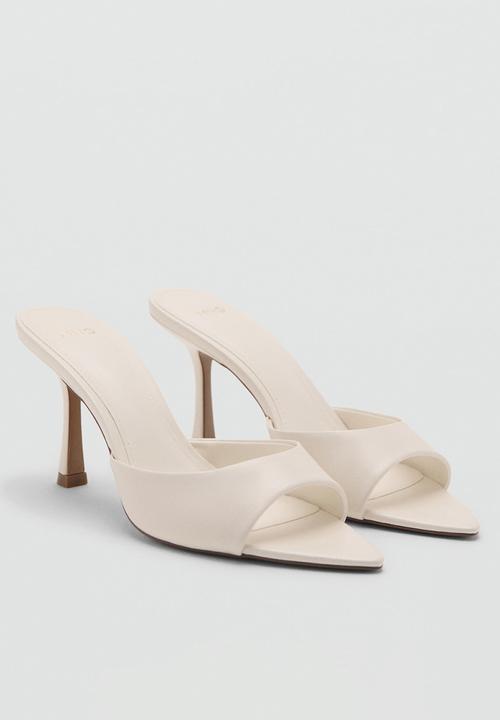 MANGO - pepywh mule heel - light beige