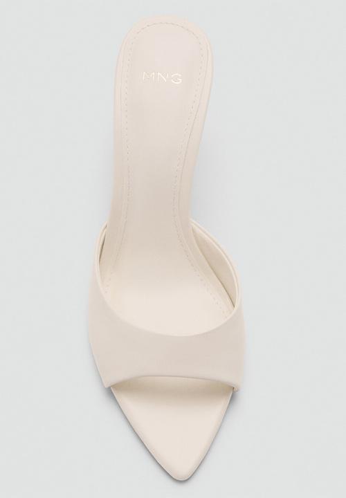 MANGO - pepywh mule heel - light beige