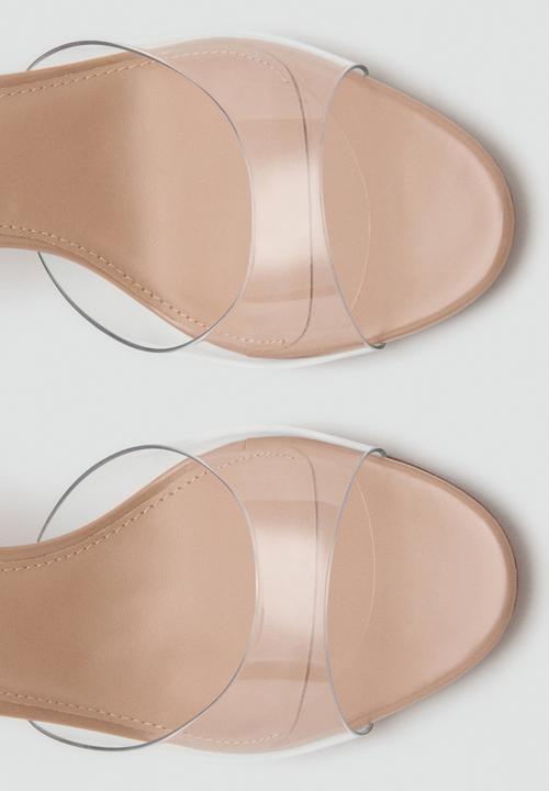 MANGO - Patri mule heel -light/pastel pink
