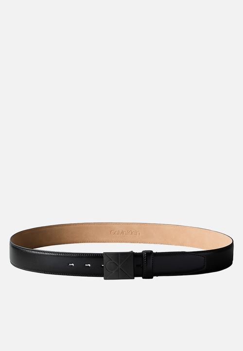 Calvin Klein - Emblem Plaque Smooth 35Mm - Black/Matte Black
