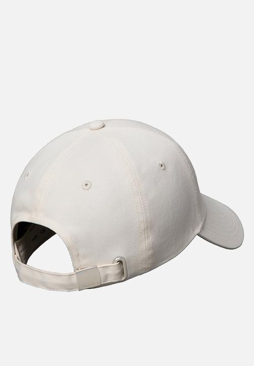 Calvin Klein - Monogram lurex embroidery cap- white greige