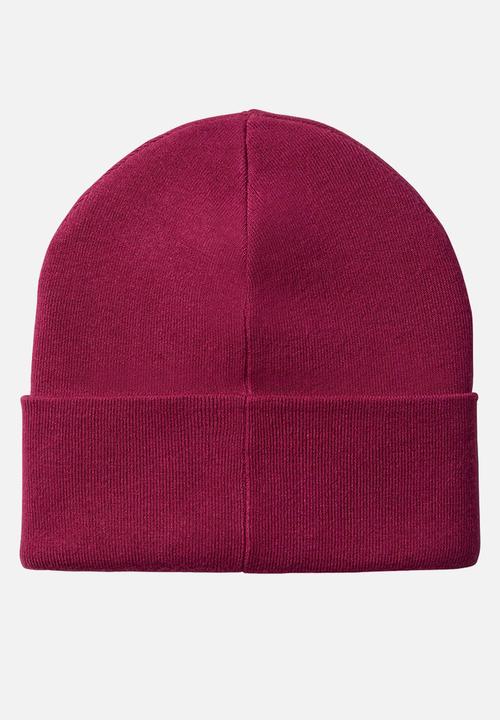 Calvin Klein - Emblem Patch Fine Rib Beanie - Alluring Pink