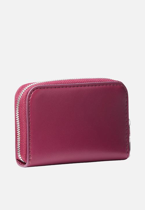 Calvin Klein - Bold ck medium zip around- alluring pink