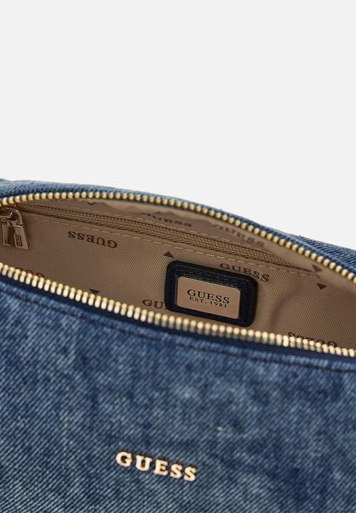 GUESS - Kassie Mini Convertible Shoulder Bag - Denim