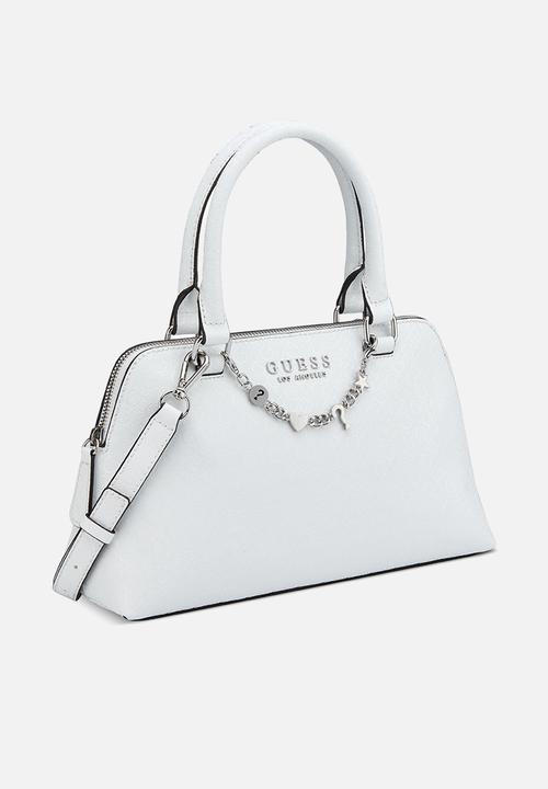 GUESS - Kelli Satchel Bag - White