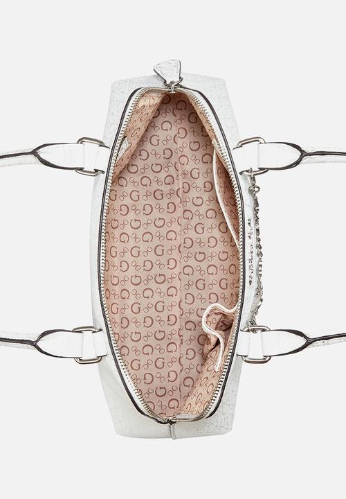 GUESS - Kelli Satchel Bag - White