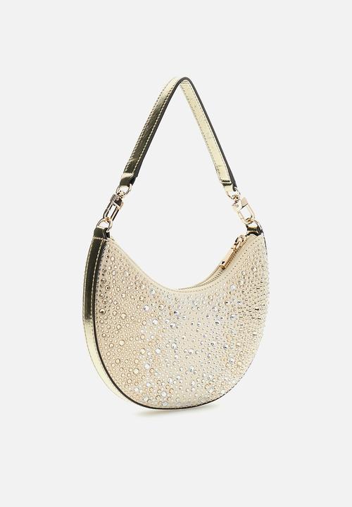 GUESS - Tasmin Mini Shoulder Bag - Gold