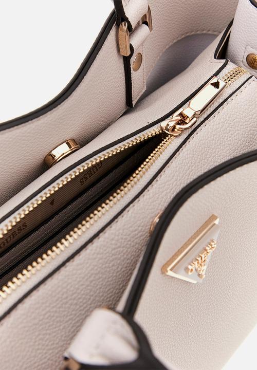GUESS - Meridian Girlfriend Satchel Bag - Ivory