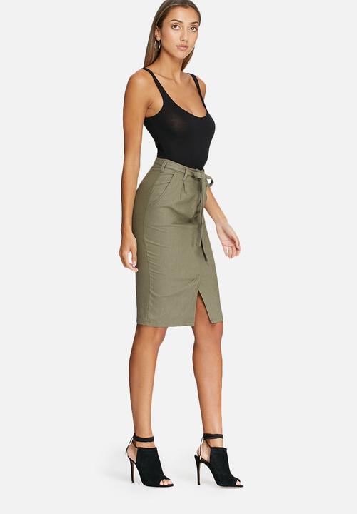 dailyfriday - Linen pleated skirt