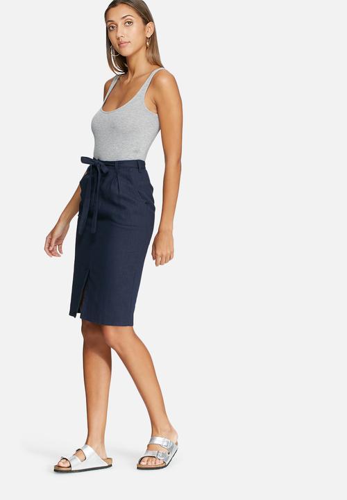 dailyfriday - Linen pleated skirt