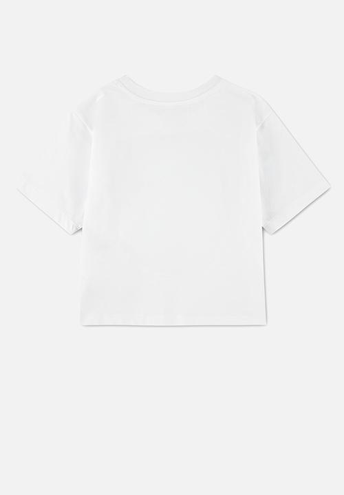 Converse - Cnvg S/S Dissected Ctp T-Shirt - White/Dark Matter