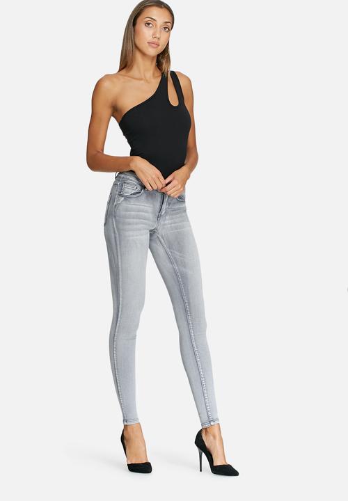 dailyfriday - One shoulder cut-out detail bodysuit