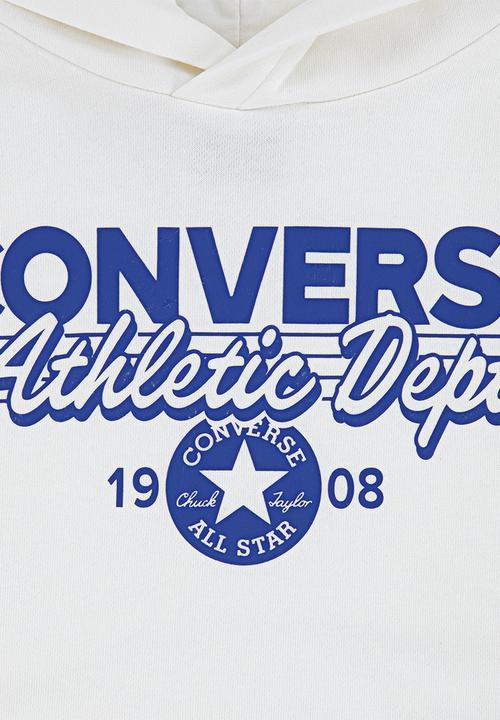 Converse - Cnvb Bleacher Athletic Po Hoodie - Egret