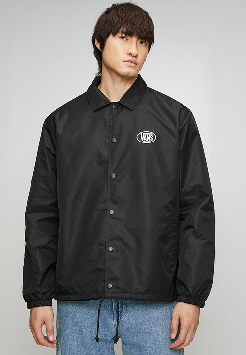 Torrey Nylon Coaches Jacket 2.0 - black-white