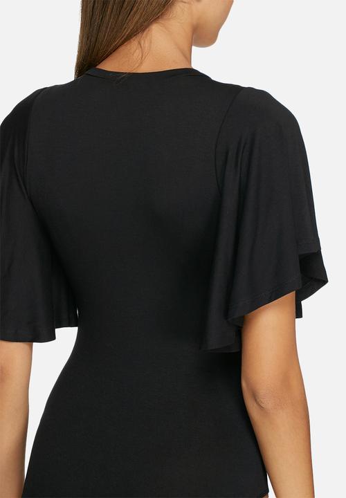 dailyfriday - Fluted sleeve bodysuit