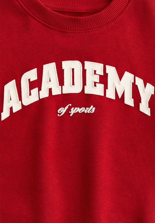 H&M - Sweatshirt - red/academy of sports