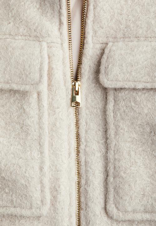 H&M - Boucle jacket - light beige
