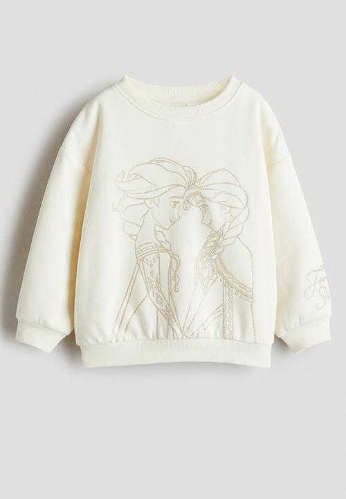 H&M - Printed sweatshirt - white/frozen