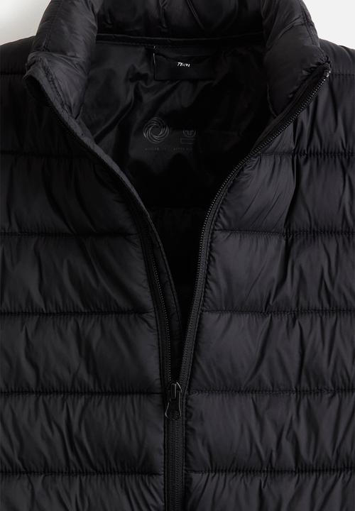H&M - Slim fit water-repellent puffer gilet - black