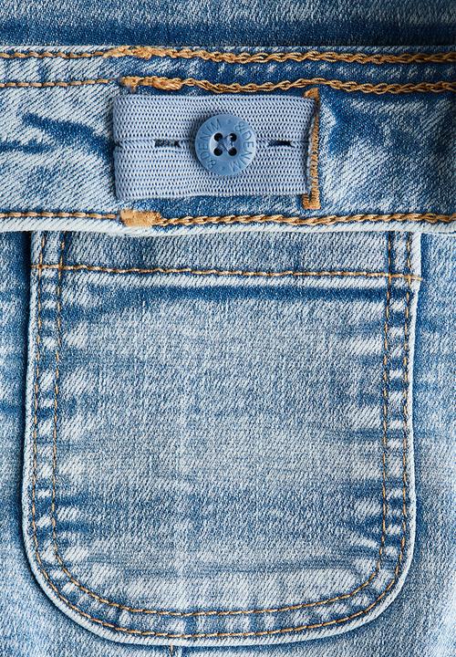 H&M - Flared leg low jeans - light denim blue