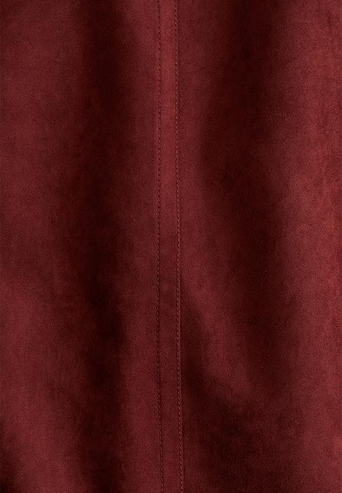 H&M - Midi skirt - burgundy