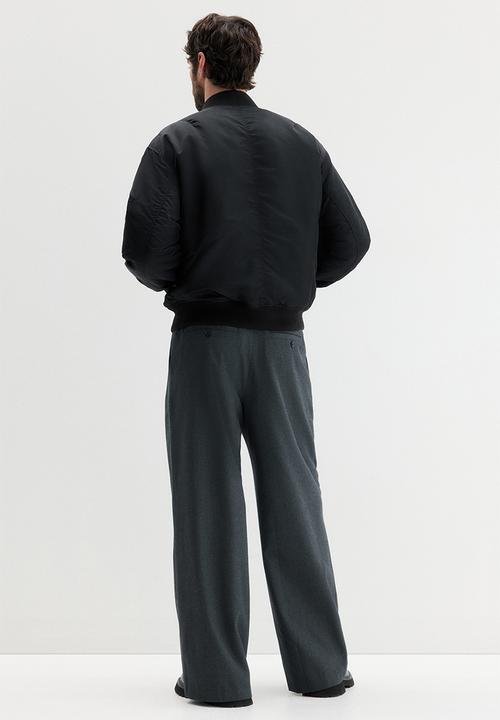 H&M - Nylon bomber jacket - black