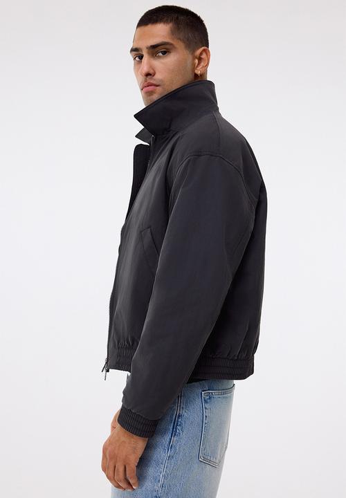 H&M - Collared bomber jacket - dark grey