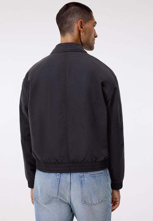H&M - Collared bomber jacket - dark grey