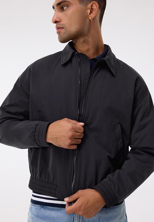H&M - Collared bomber jacket - dark grey