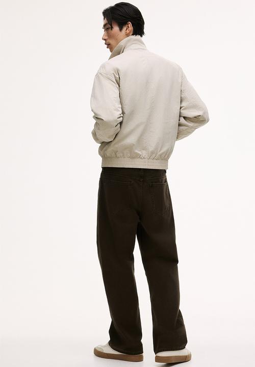 H&M - Collared bomber jacket - beige