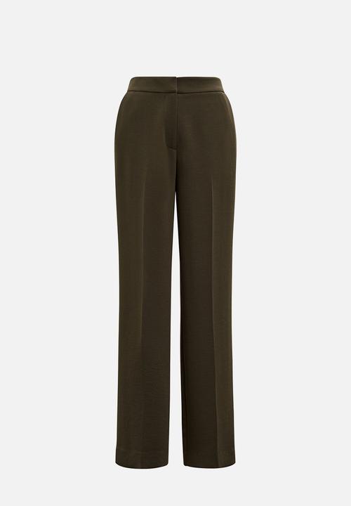 Forever New - Dani straight leg pants in olive