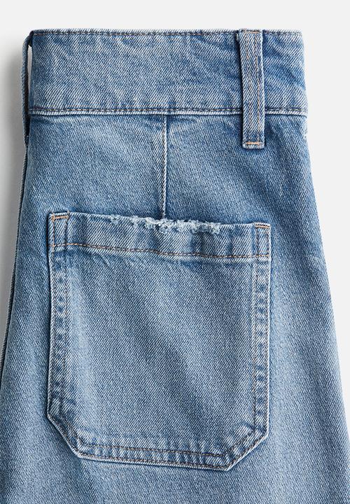 H&M - Wide high jeans - denim blue