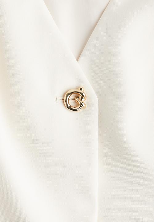 H&M - V-neck waistcoat - cream