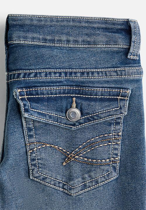 H&M - Flared low jeans - denim blue