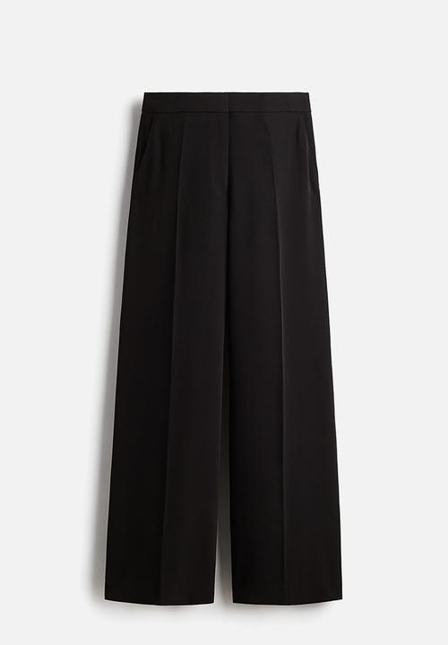 H&M - Wide trousers - black