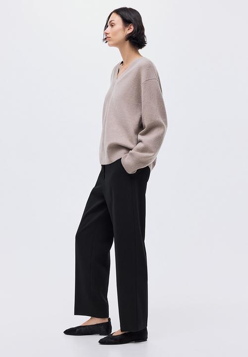 H&M - Tapered trousers - black