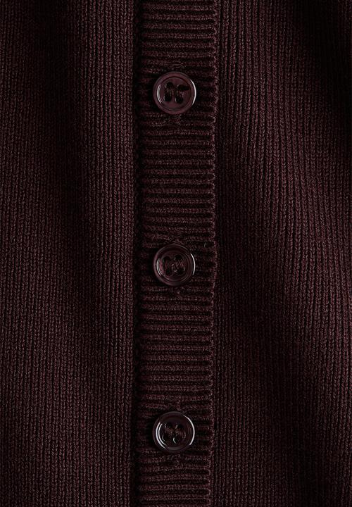 H&M - Square-neck top - burgundy