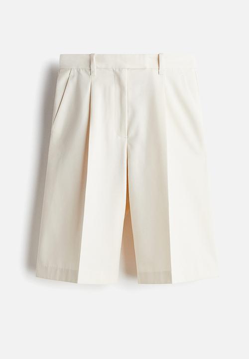 H&M - Bermuda shorts - white