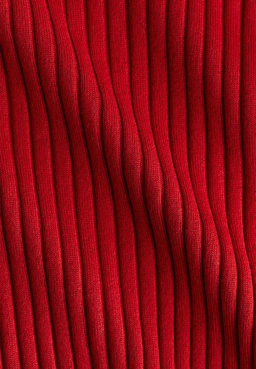 H&M - Rib-knit top - red