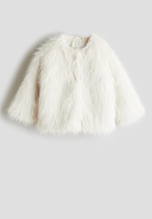 H&M - Fluffy jacket - white
