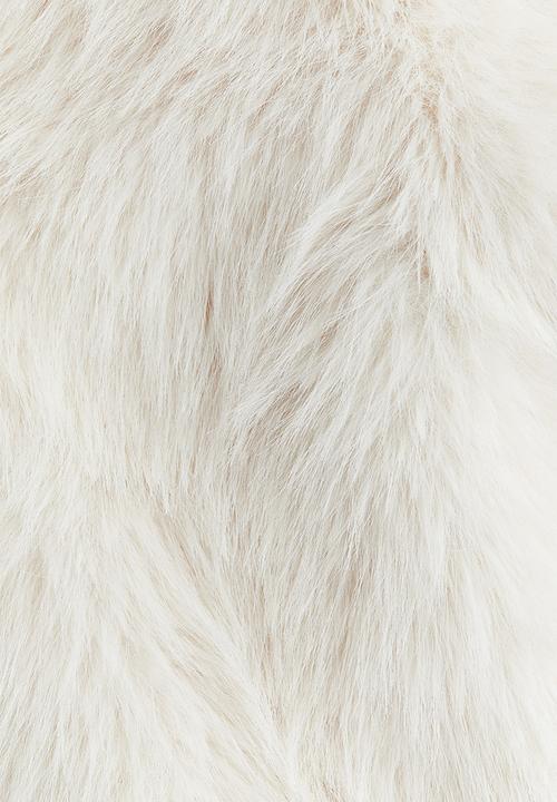 H&M - Fluffy jacket - white