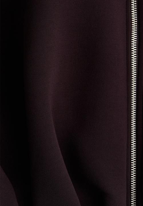 H&M - Scuba jacket - burgundy
